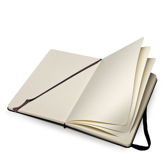 Moleskine Art Plus Sketchbook. Large. Plain. Black. Hard Cover (5 x 8.25) - Image 2