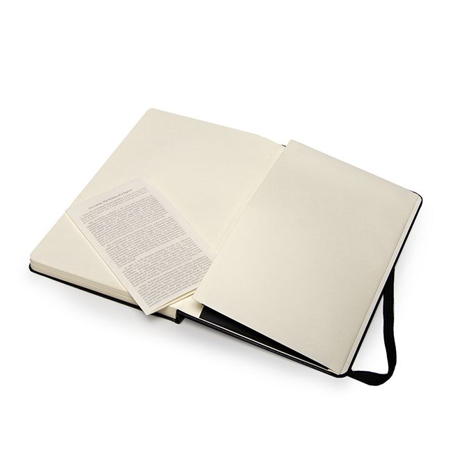 Moleskine Art Plus Sketchbook. Large. Plain. Black. Hard Cover (5 x 8.25) - Image 3