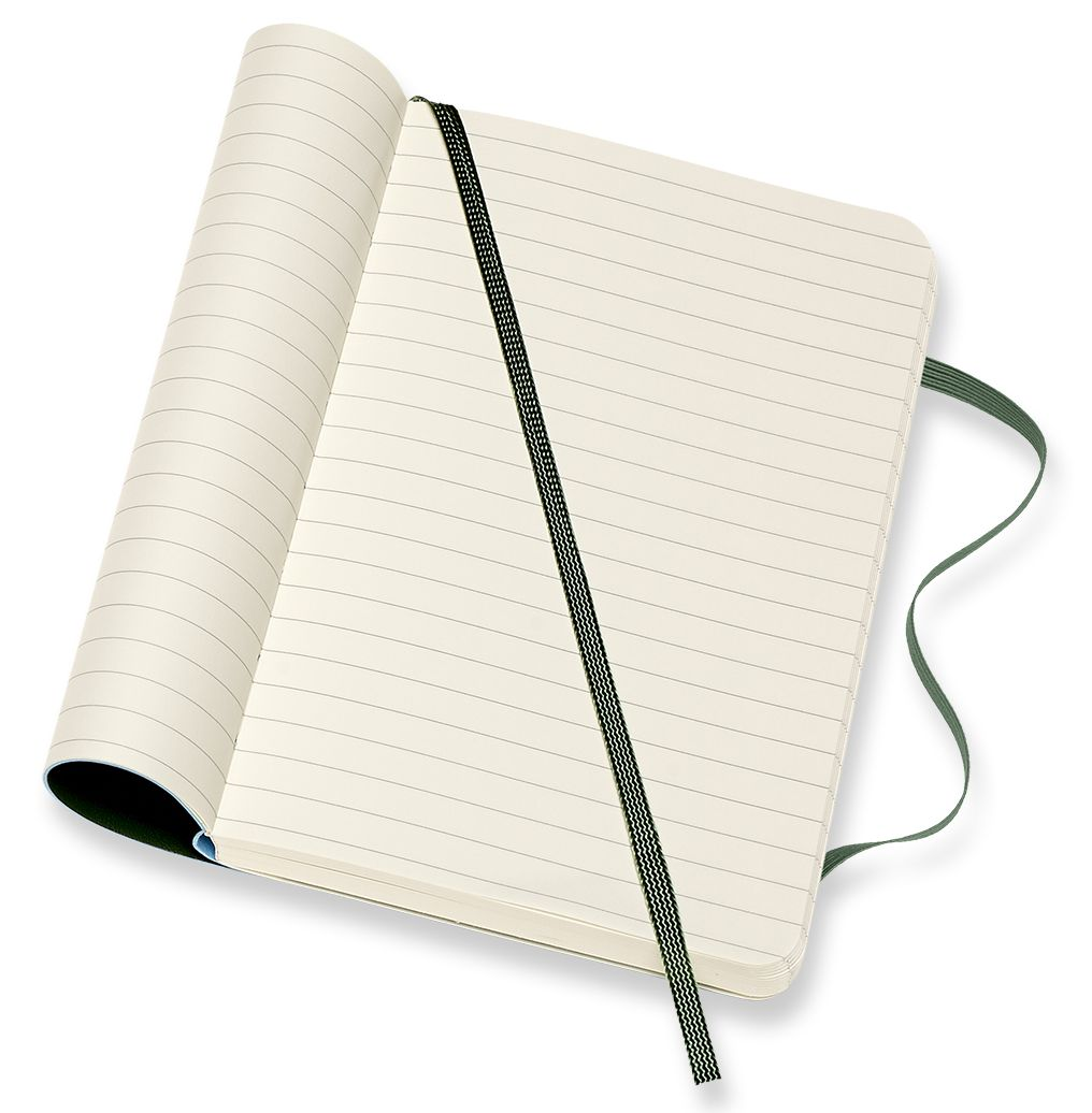 Moleskine Notebook. Pocket. Ruled. Myrtle Green. Soft Cover (3.5 x 5.5) - Image 3
