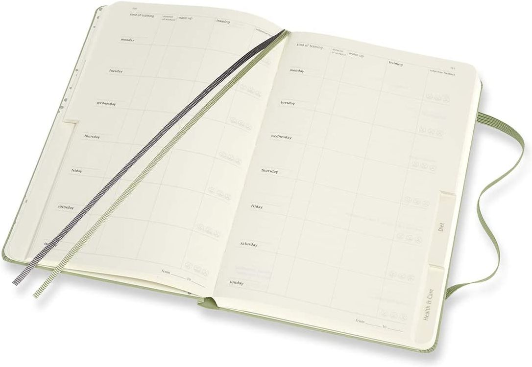 Moleskine Passion. Wellness Journal. Large. Boxed/Hard Cover (5 x 8.25) - Image 4