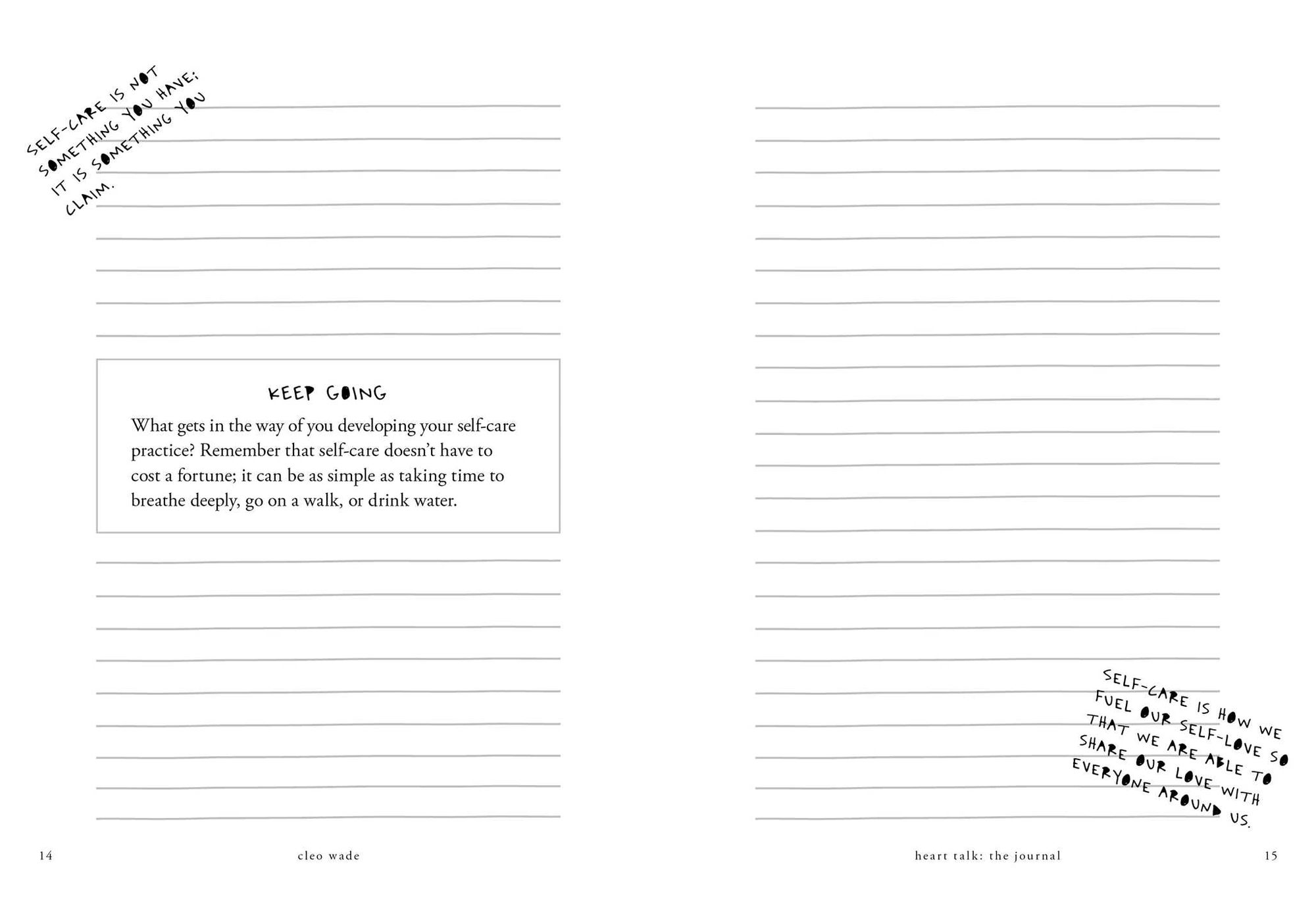 Heart Talk: The Journal: 52 Weeks of Self-Love. Self-Care. and Self-Discovery - Image 3