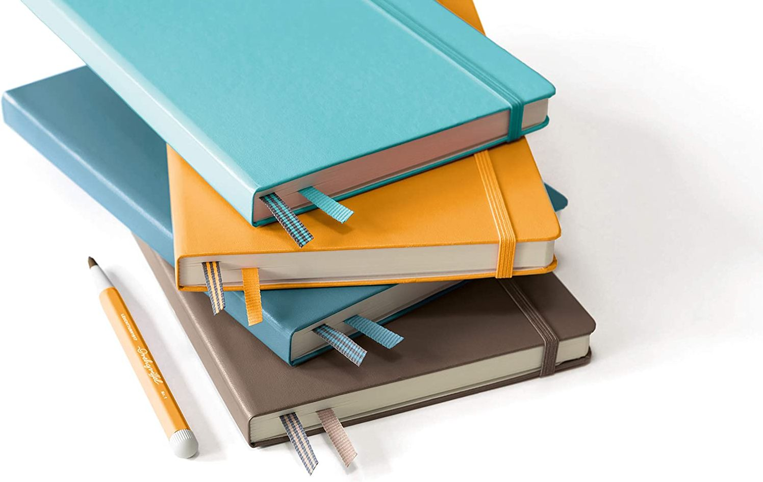 Leuchtturm Stone Blue Dotted Page Hardcover Medium Notebook - Image 3