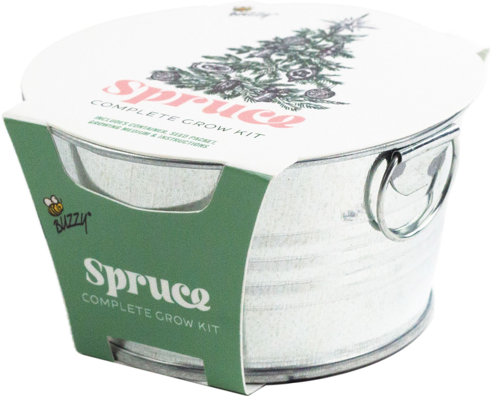 Spruce Galvanized Mini Basin Grow Kit - Image 2