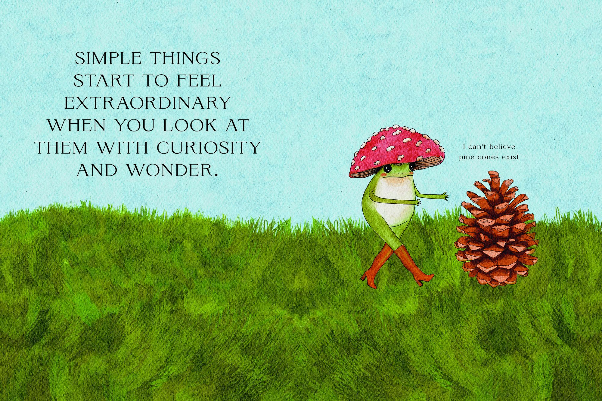 The Little Frog's Guide to Self-Care: Affirmations. Self-Love and Life Lessons According to the Internet's Beloved Mushroom Frog - Image 4