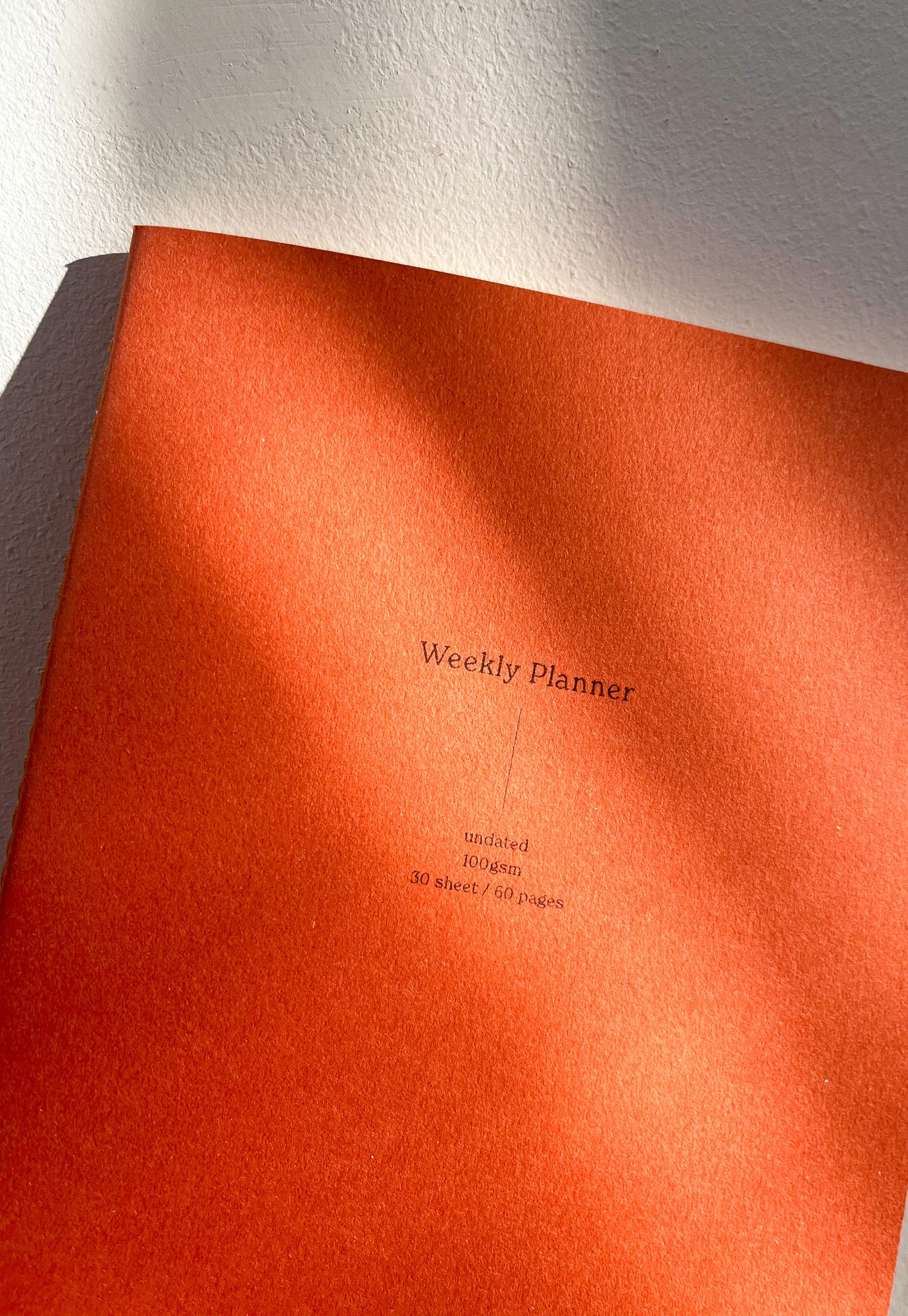 Plum Handmade Weekly Undated Planner - Image 7