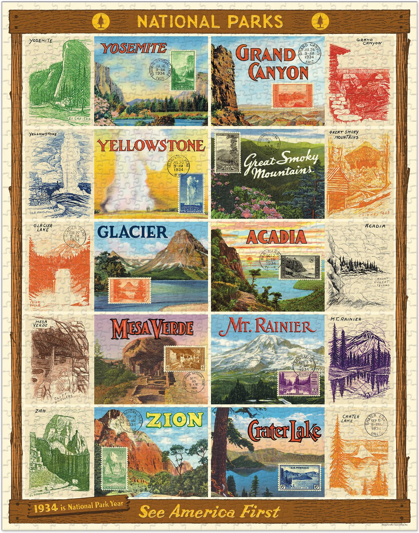 National Parks 2 1.000 Pc Puzzle - Image 2