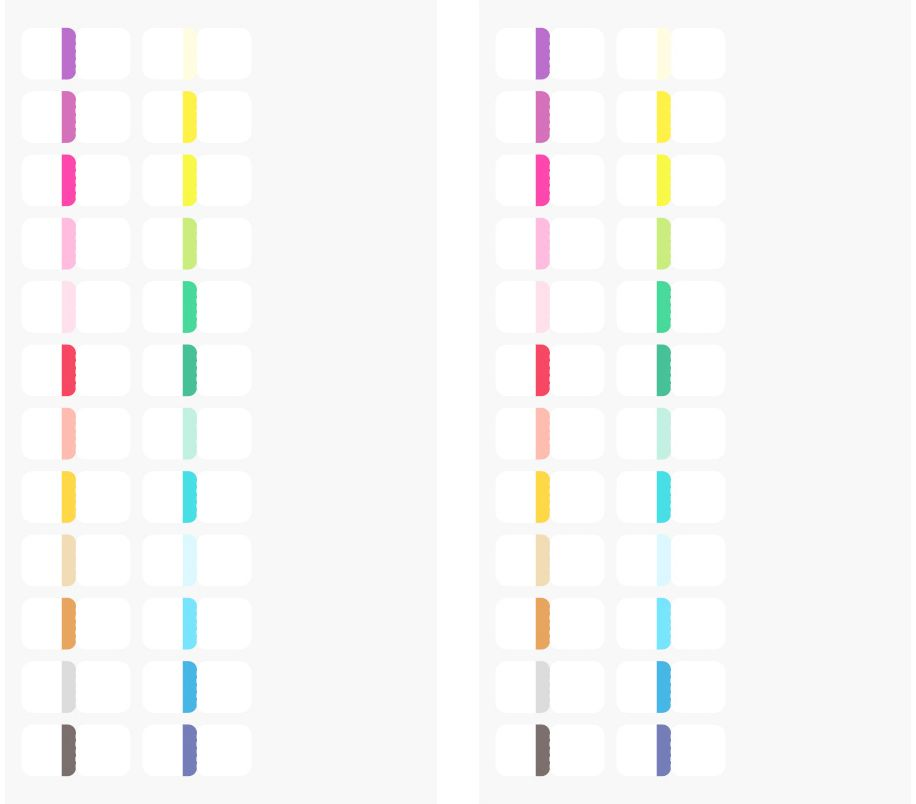 Midori Index Labels: Chiratto 24 Vivid Colors - Image 2