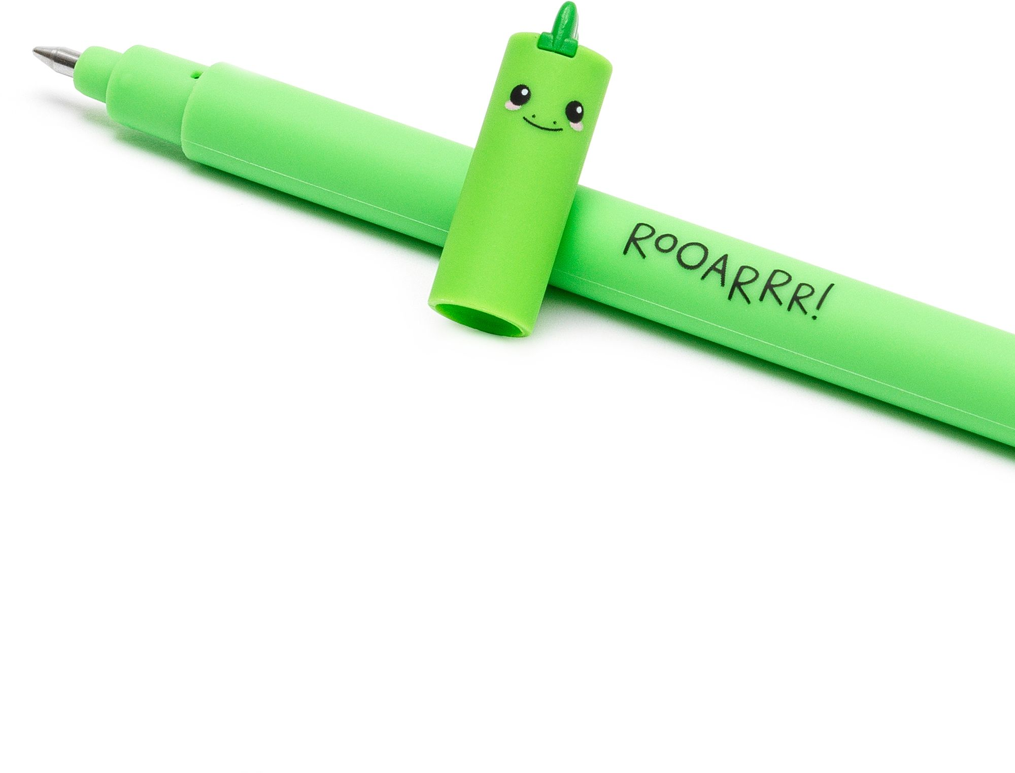 Dino Erasable Gel Pen - Green Ink - Image 2