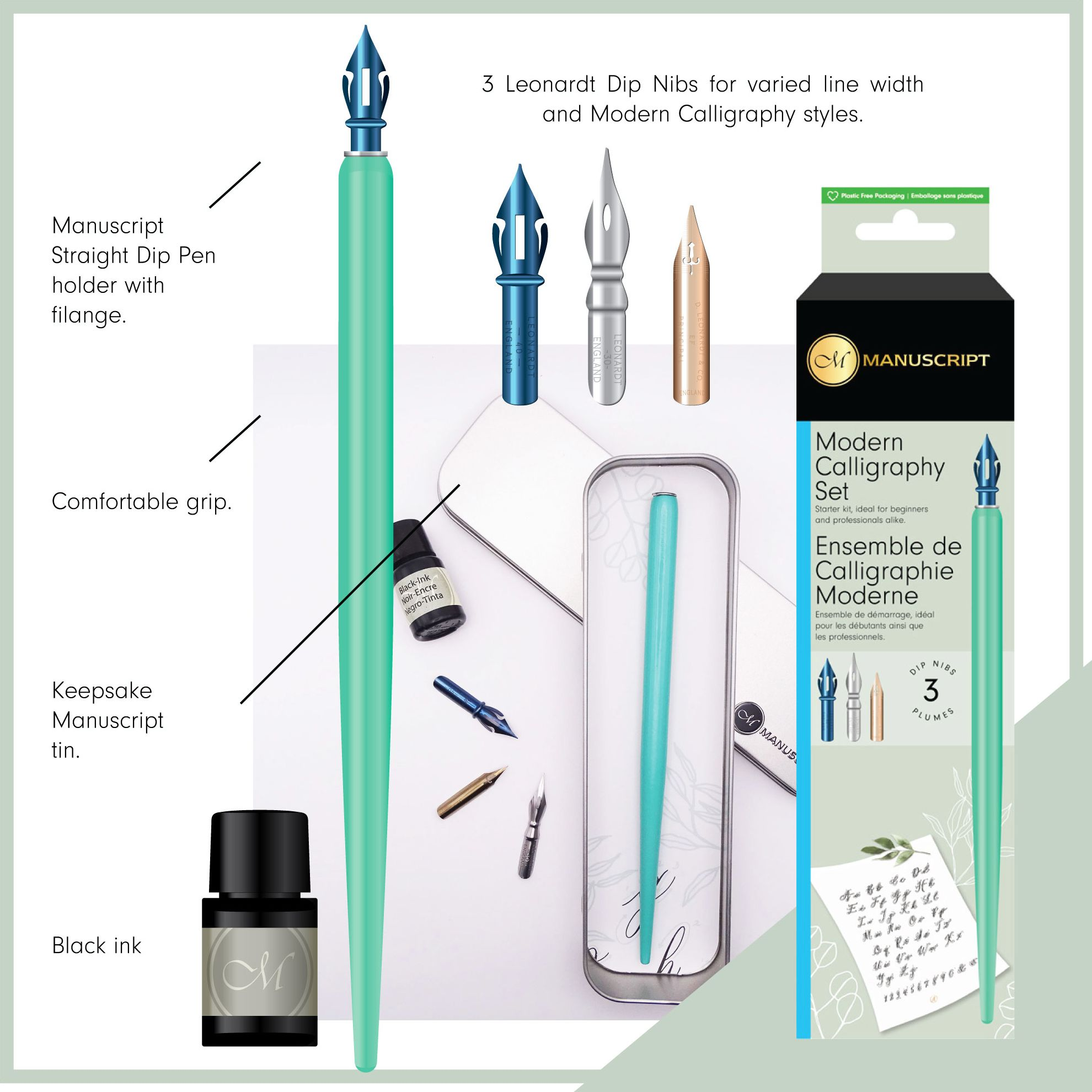 Manuscript Modern Calligraphy Set - Image 3