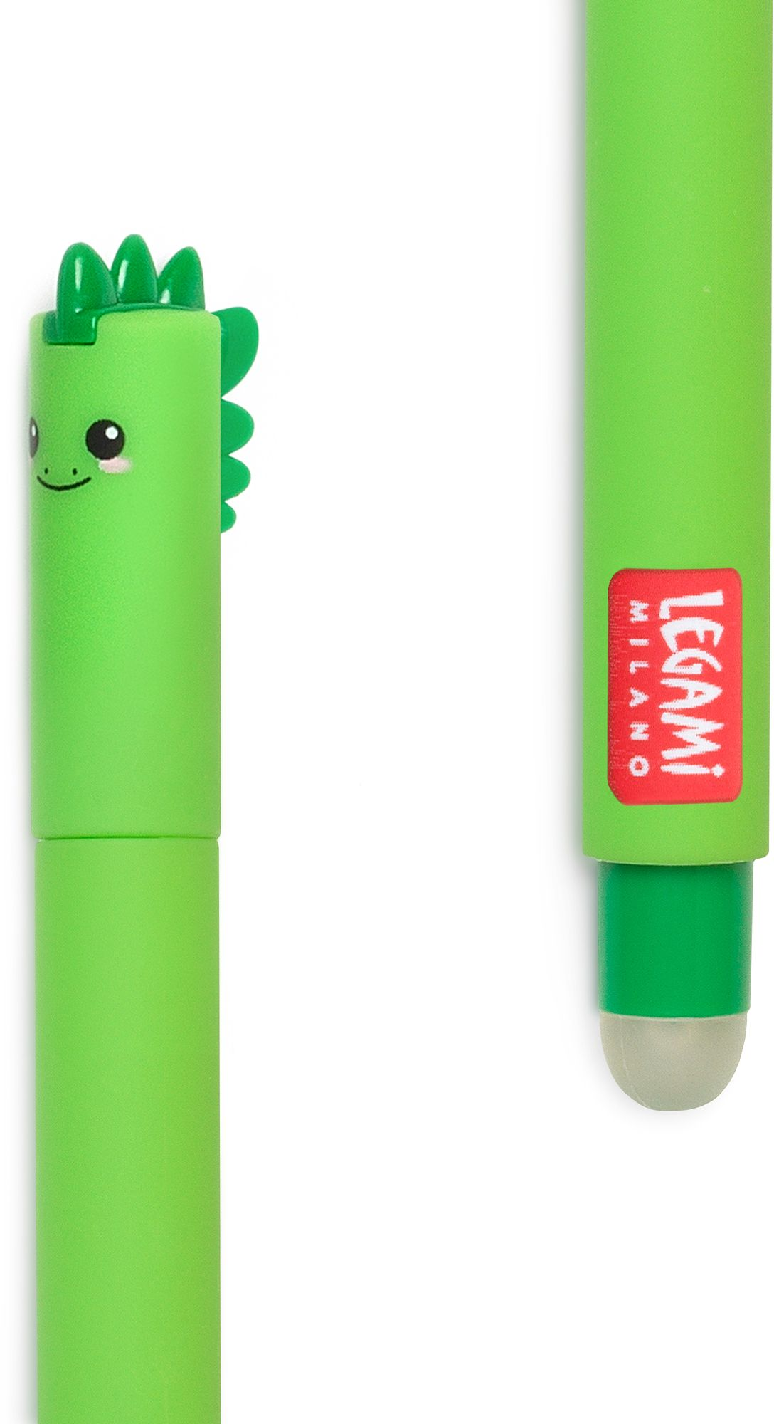 Dino Erasable Gel Pen - Green Ink - Image 3