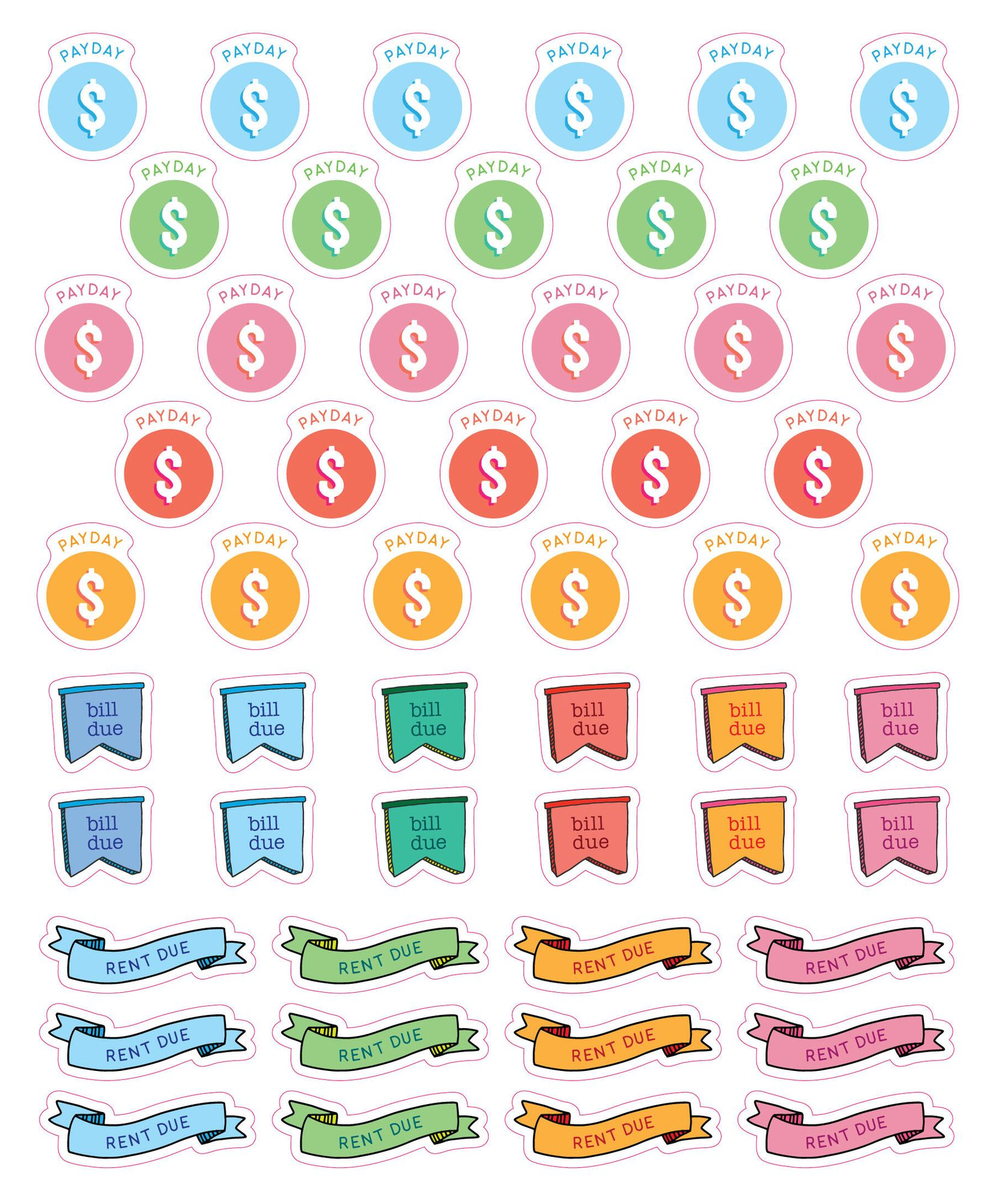 So. Many. Planner Stickers.: 2.600 Stickers to Decorate. Organize. and Brighten Your Planner - Image 11