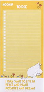 Moomin Gardening To Do List - Potatoes and Dream (magnetic)