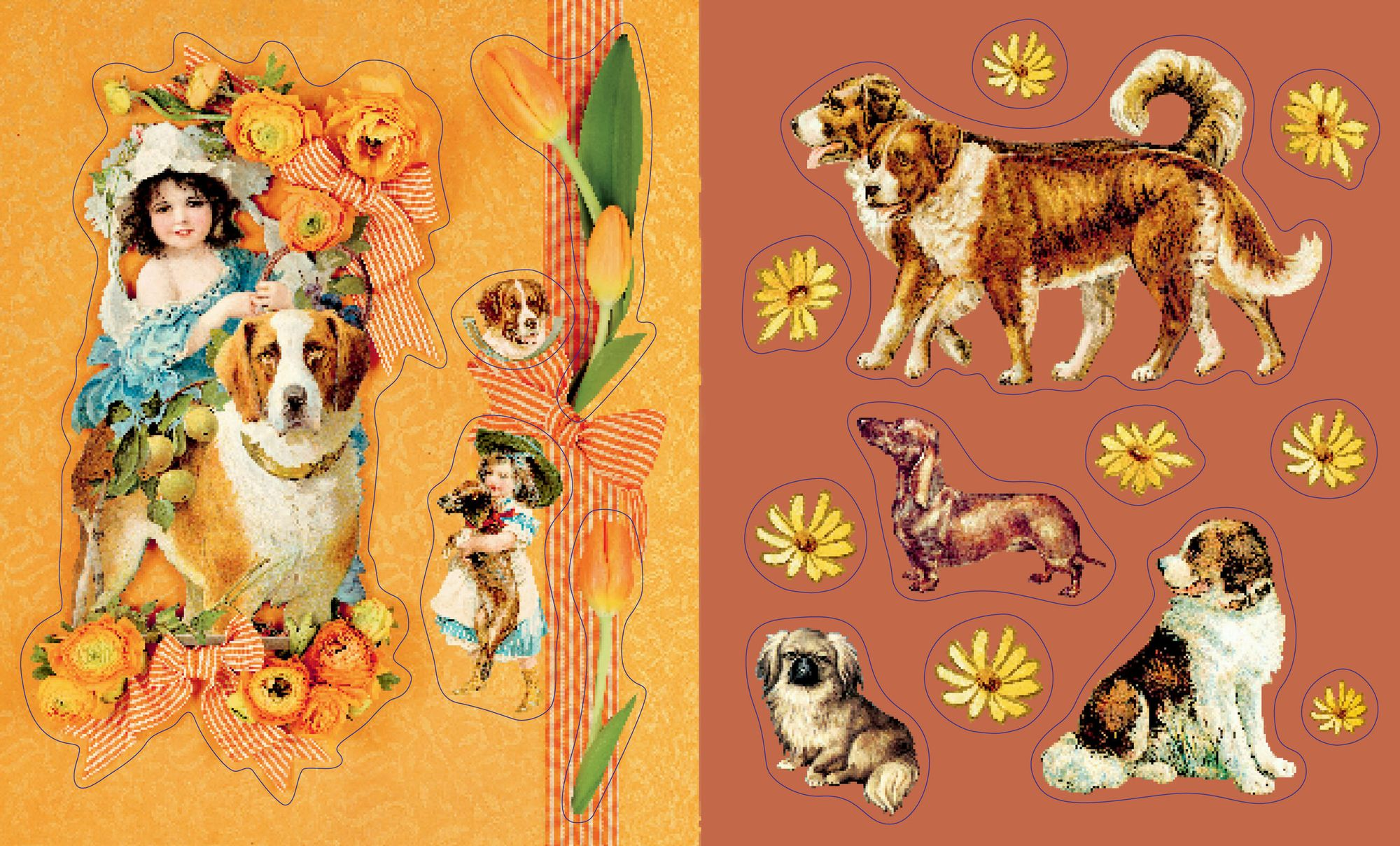 Cynthia Hart's Victoriana Dogs: The Sticker Book: 340 Captivating Stickers - Image 2