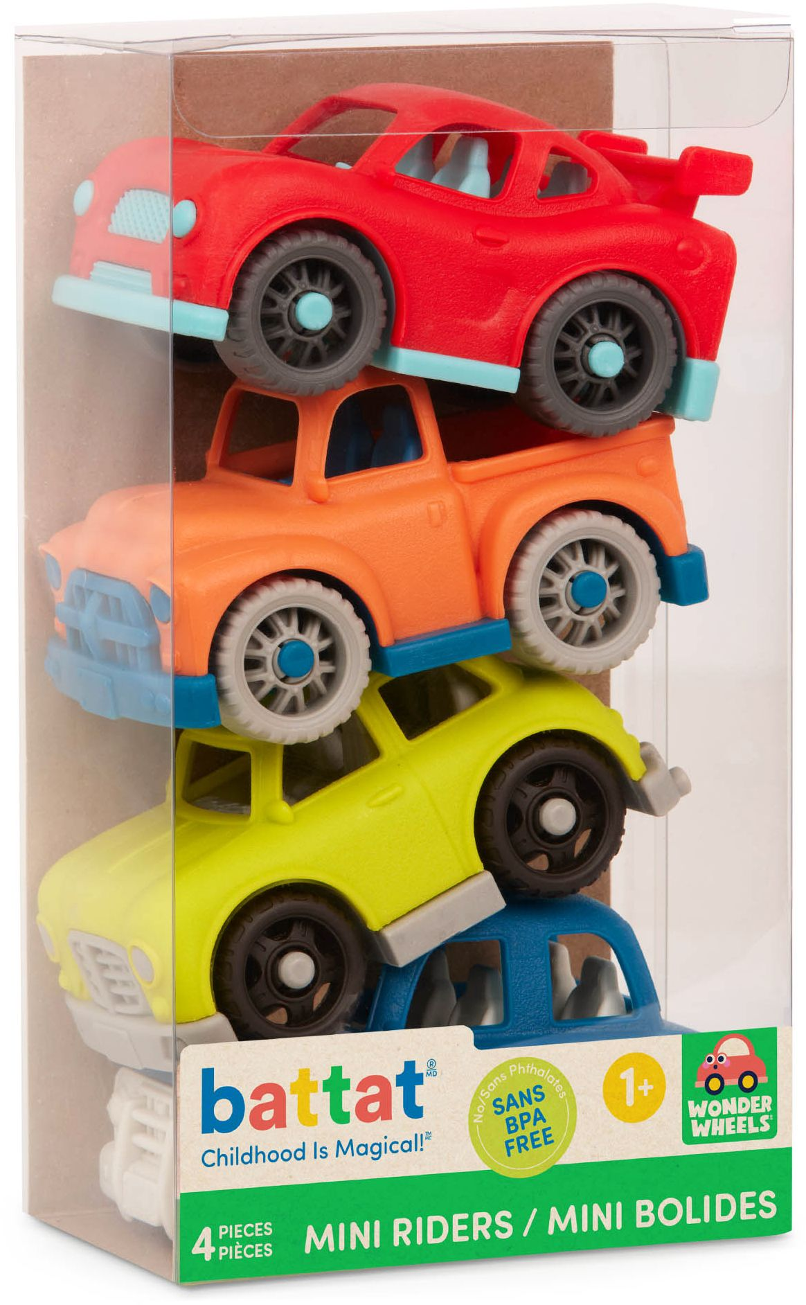 Mini Riders 1 (Set of 4) Miniature Toy Vehicles - Image 2