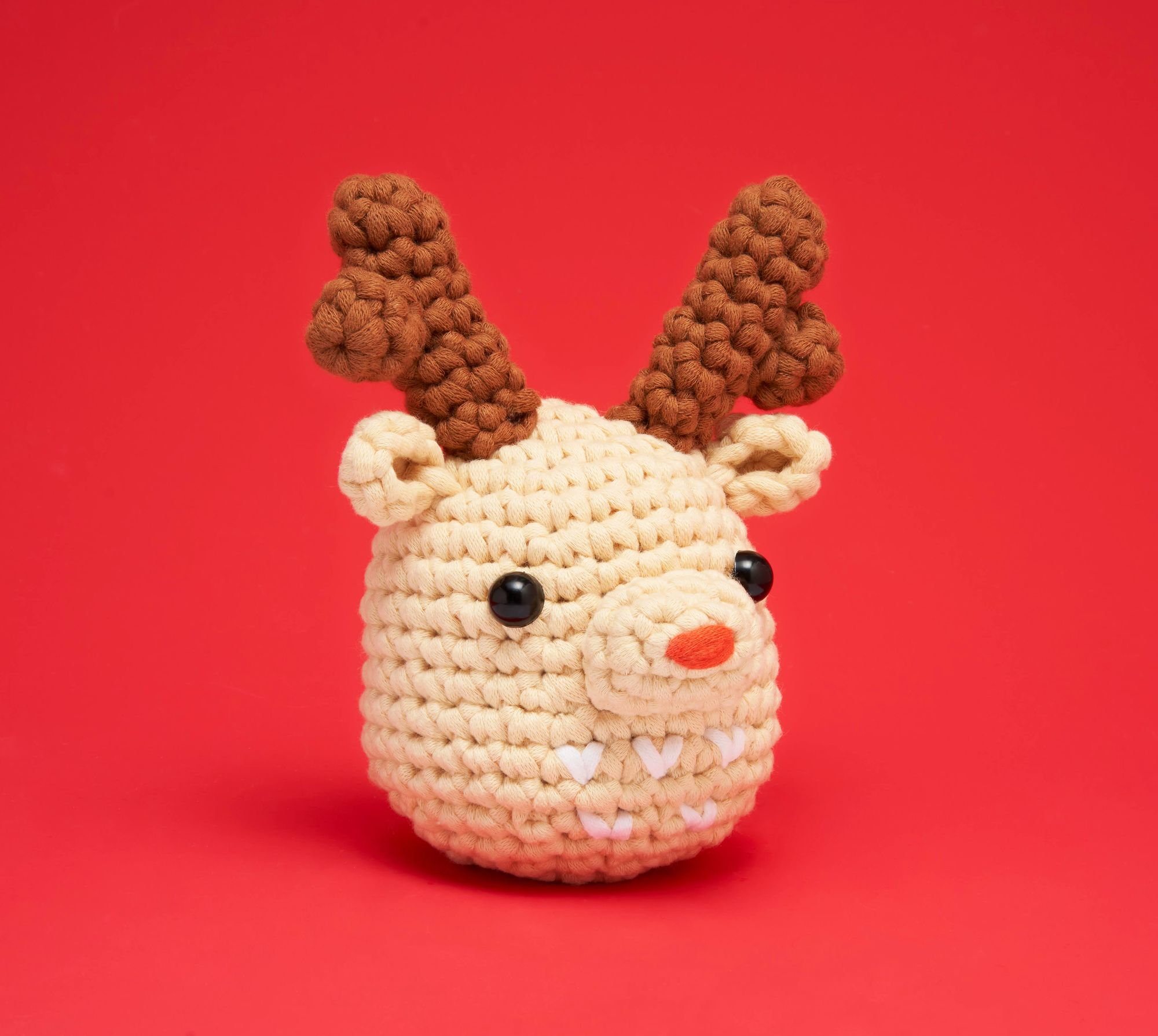 Ralph the Reindeer. The Woobles Beginner Crochet Kit - Image 3