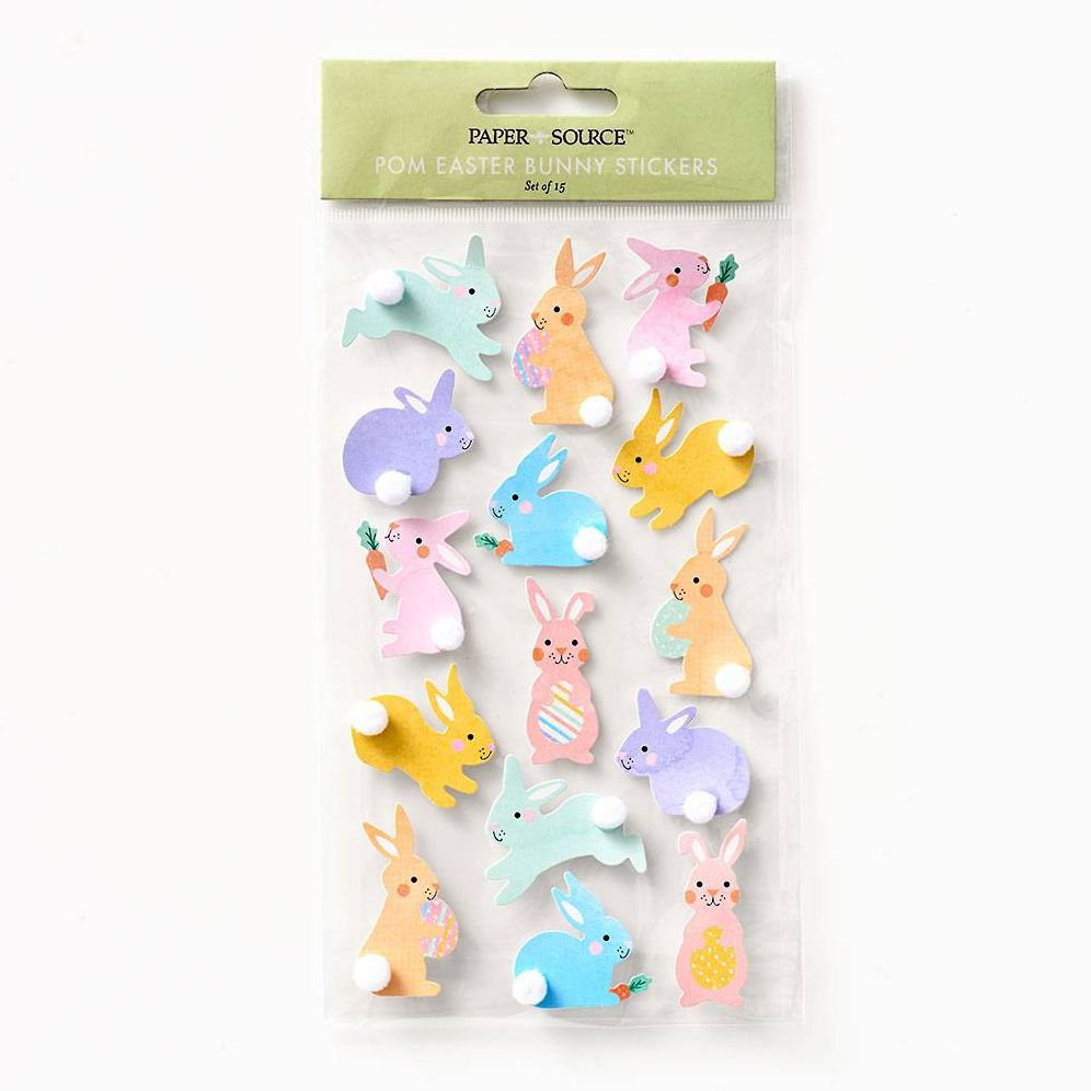 Pom Pom Bunny Stickers - Image 2
