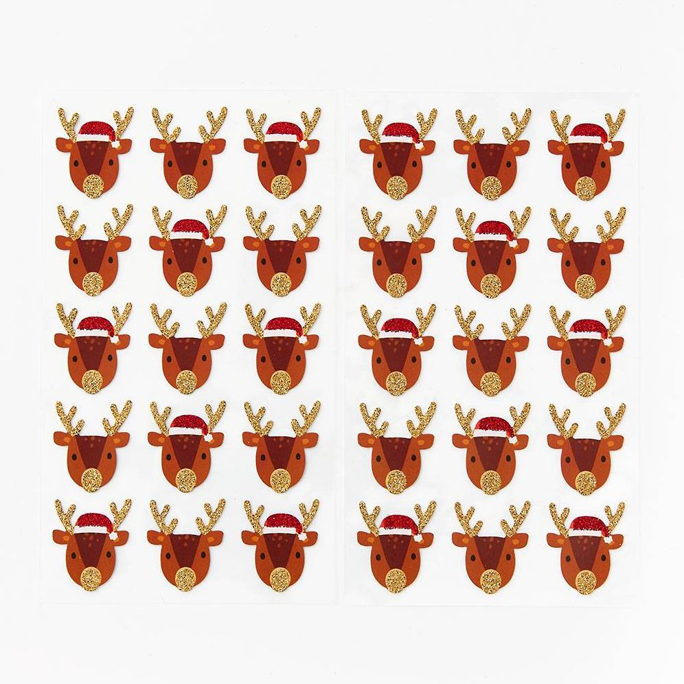 Santa Reindeer Stickers - Image 2