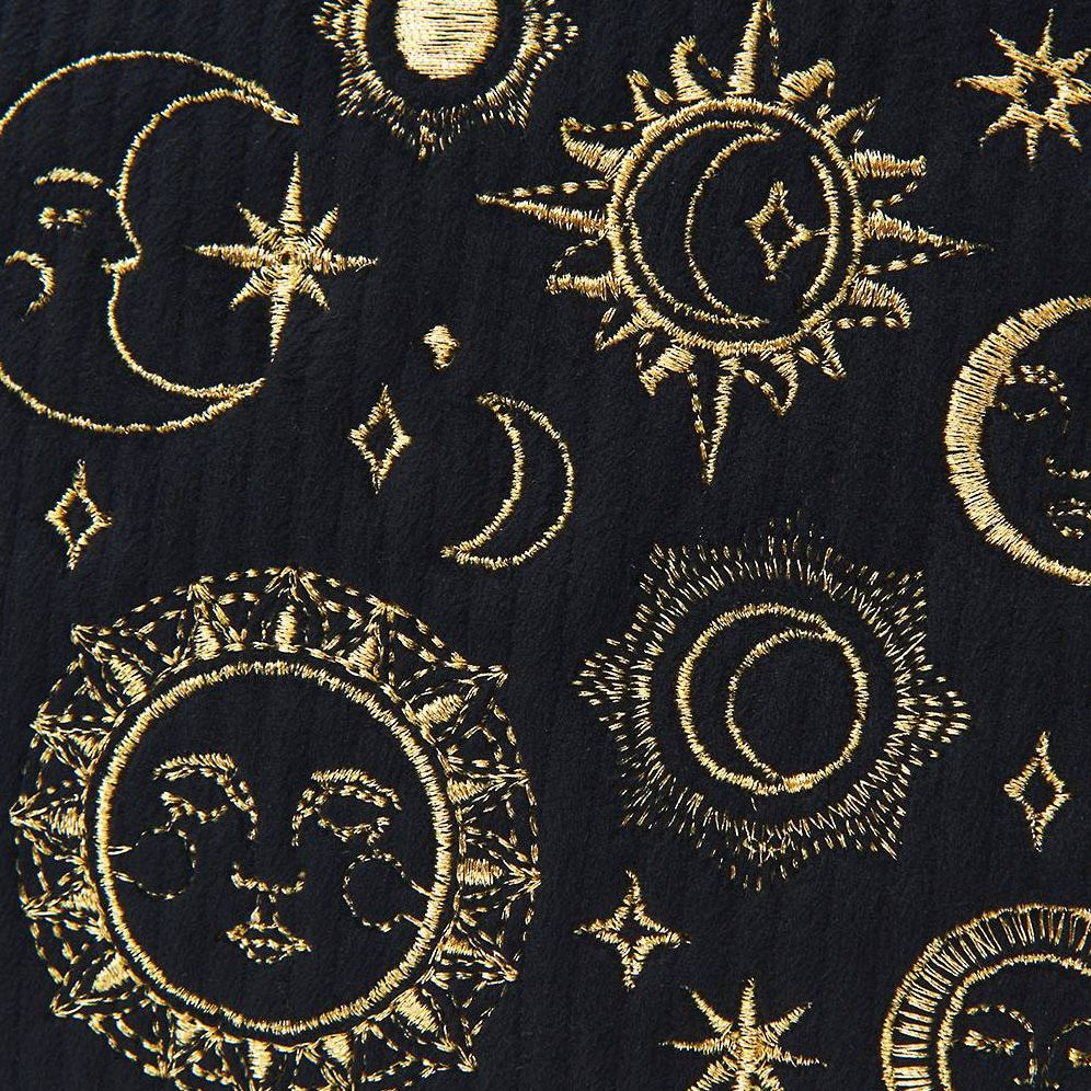 Celestial Embroidered Pouch - Image 3