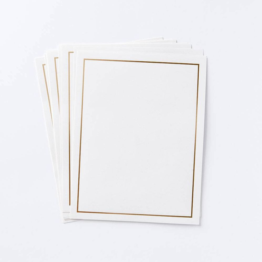 Classic Gold Foil Border Craft Paper - Image 2
