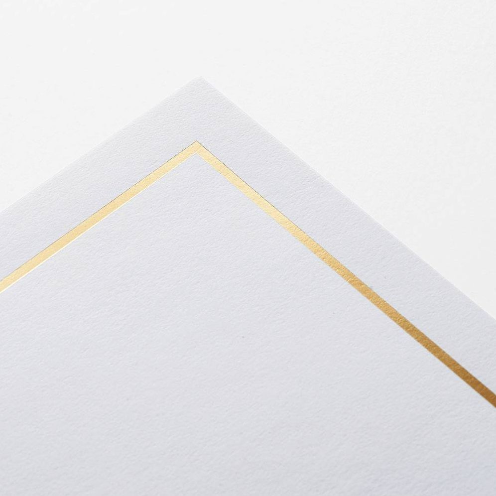 Classic Gold Foil Border Craft Paper - Image 3