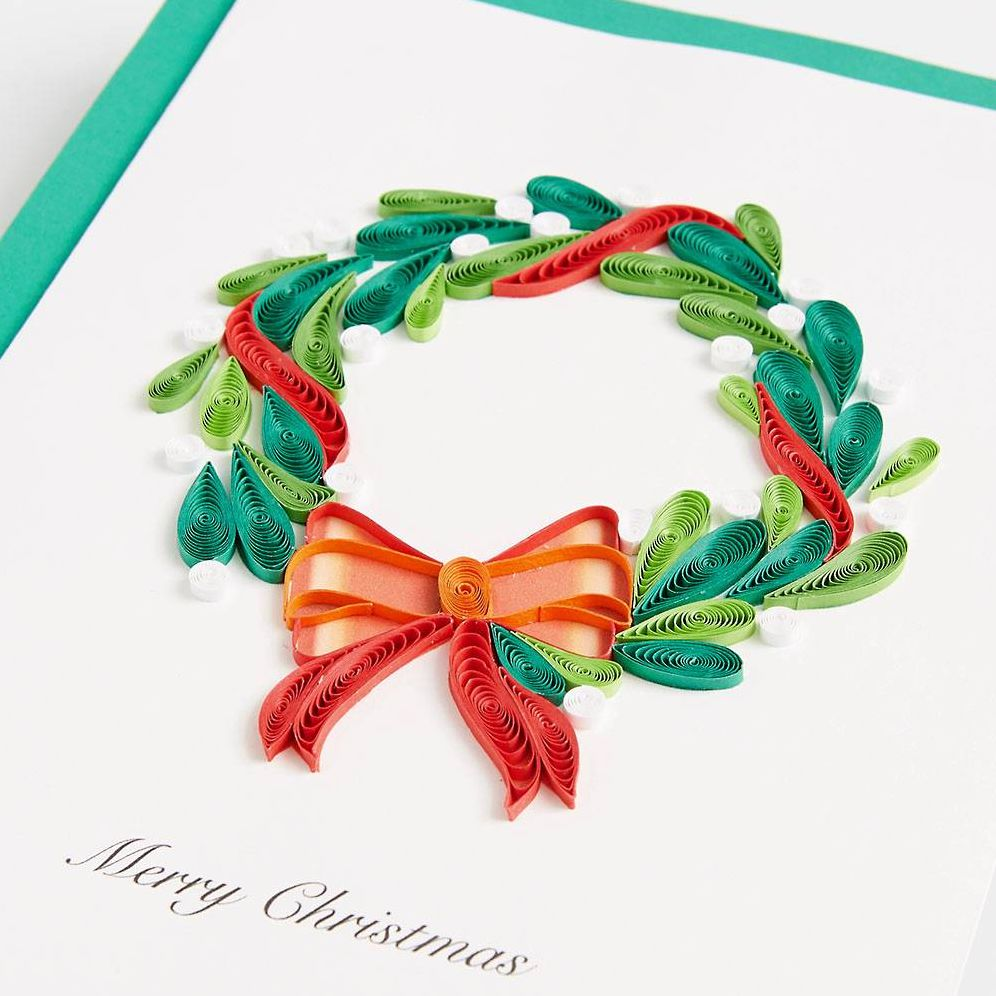 Quilled Wreath Christmas Card - Image 2