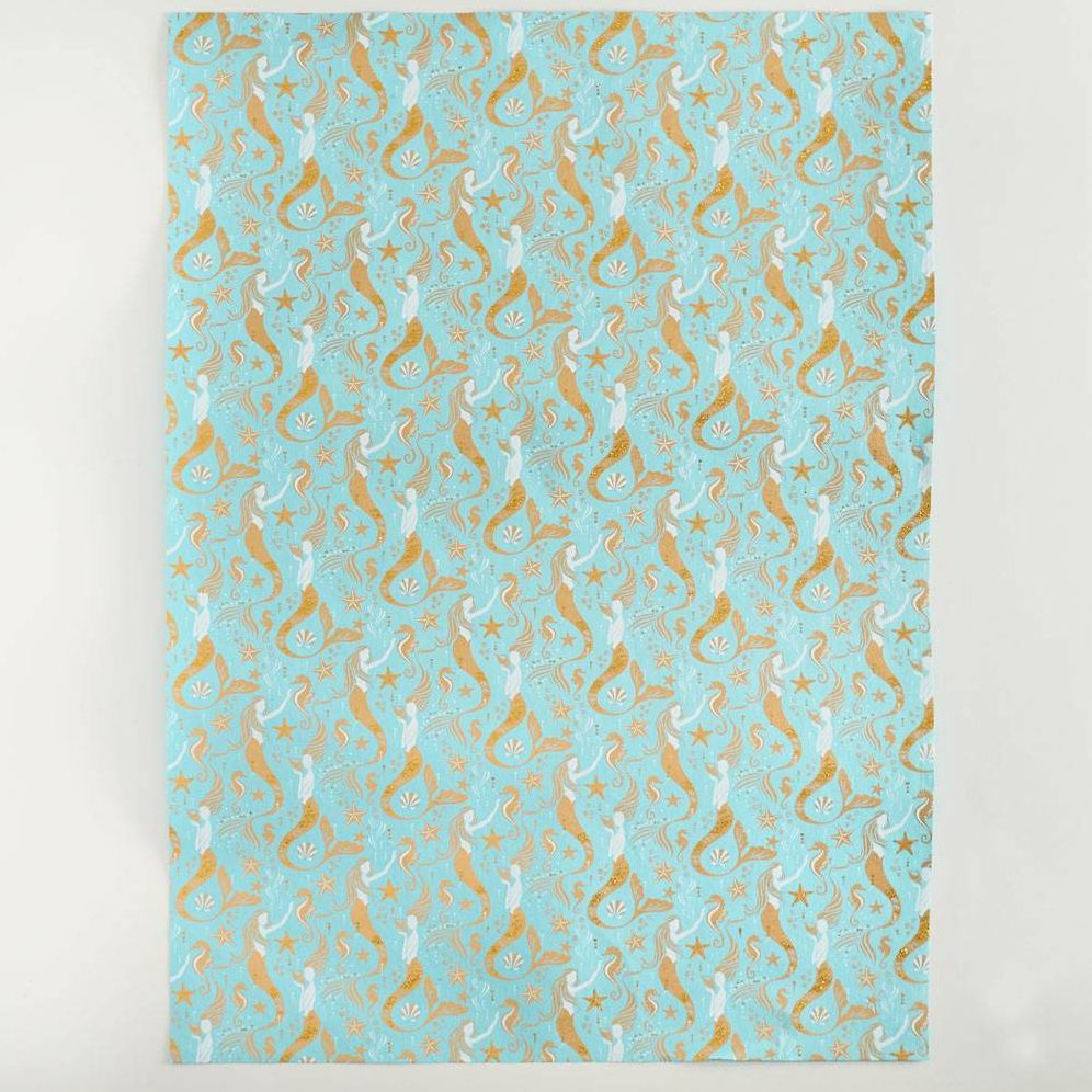 Gold Glitter Mermaids Handmade Paper - Image 2