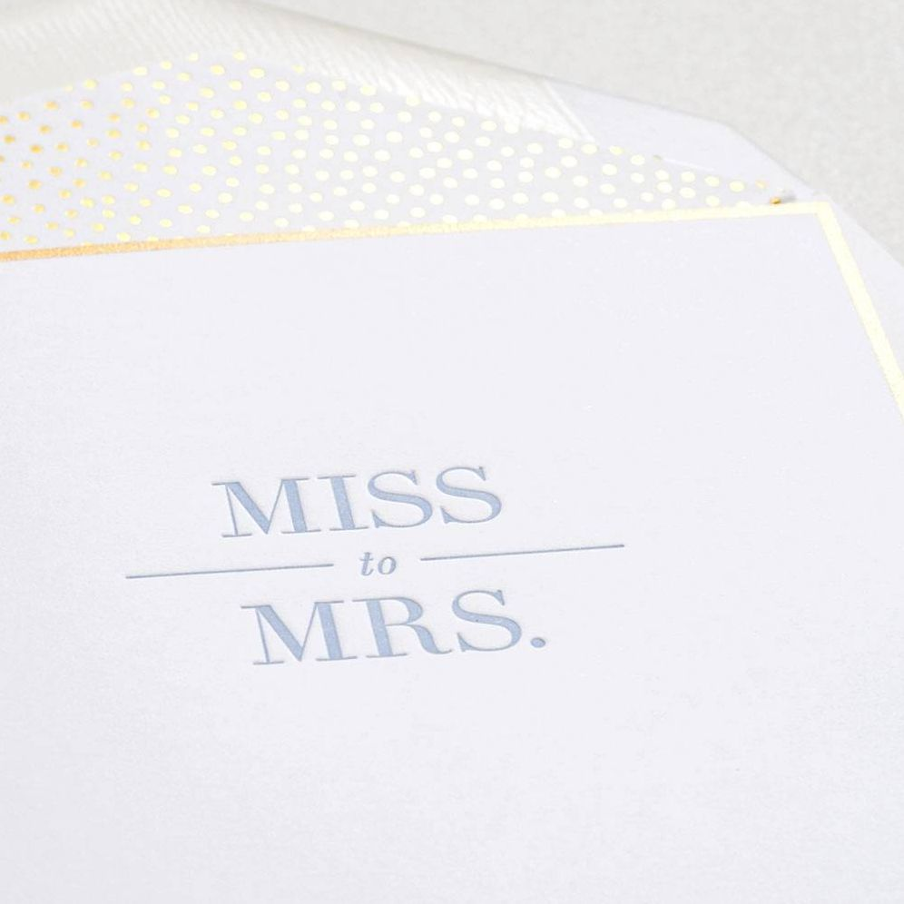 Miss to Mrs. Wedding Shower Card - Image 2