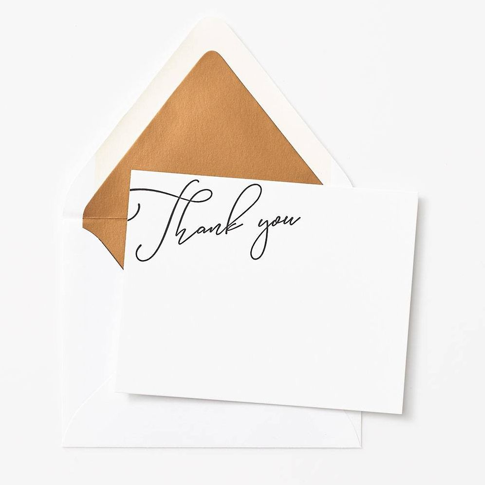 Script Thank You Luxe Stationery Set - Image 2