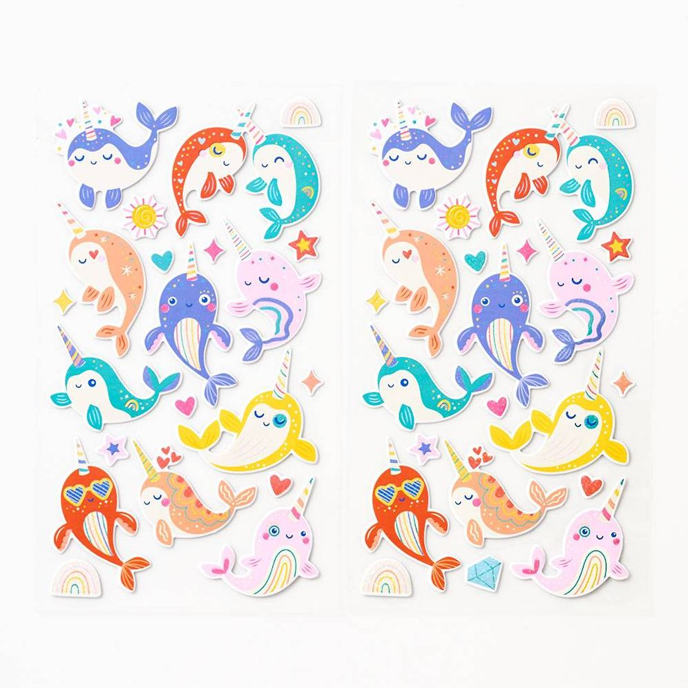 Narwhal Colorful Stickers - Image 3