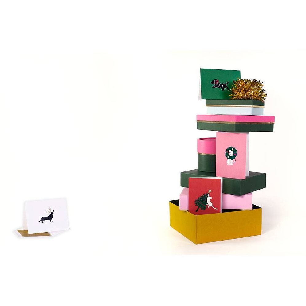 Kate Spade New York Deck The Paws Holiday Card Set - Image 10