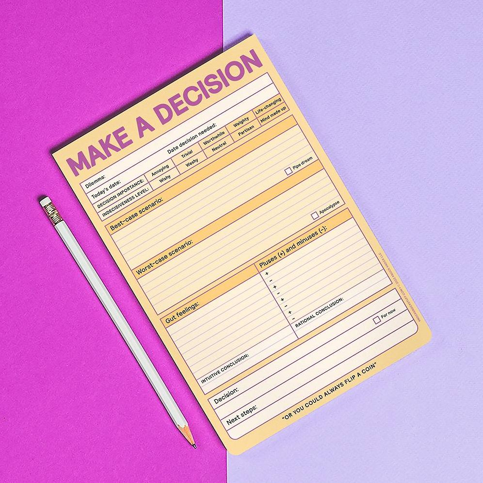 Make A Decision Knock Knock Pad - Image 4