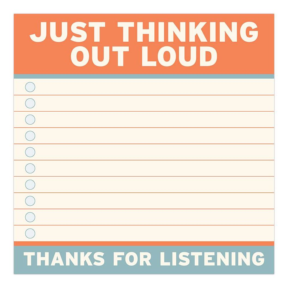 Thinking Out Loud Large Sticky Notes - Image 2