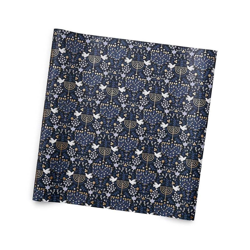 Rifle Paper Co. Hanukkah Floral Wrapping Paper - Image 3