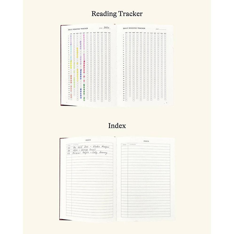 Burgundy Reading Journal - Image 6