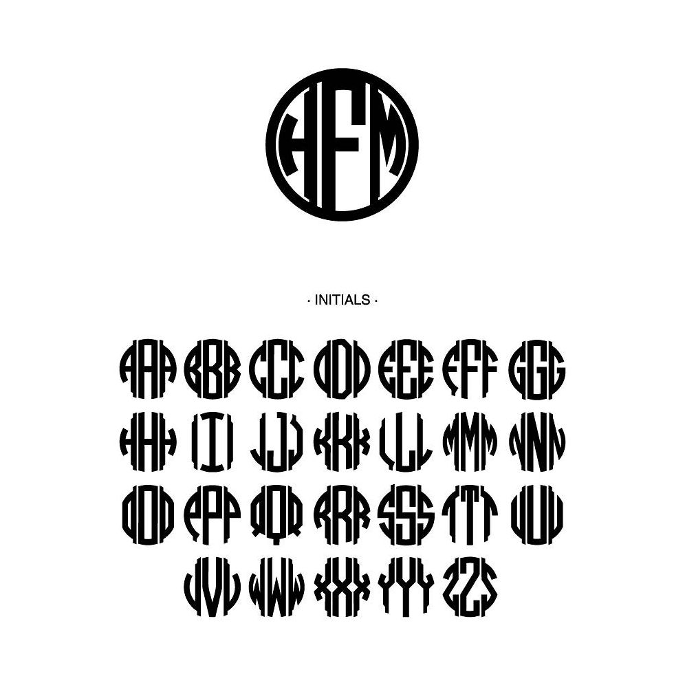 Blonde Tortoise Laser Cut Monogram Skewers - Image 2