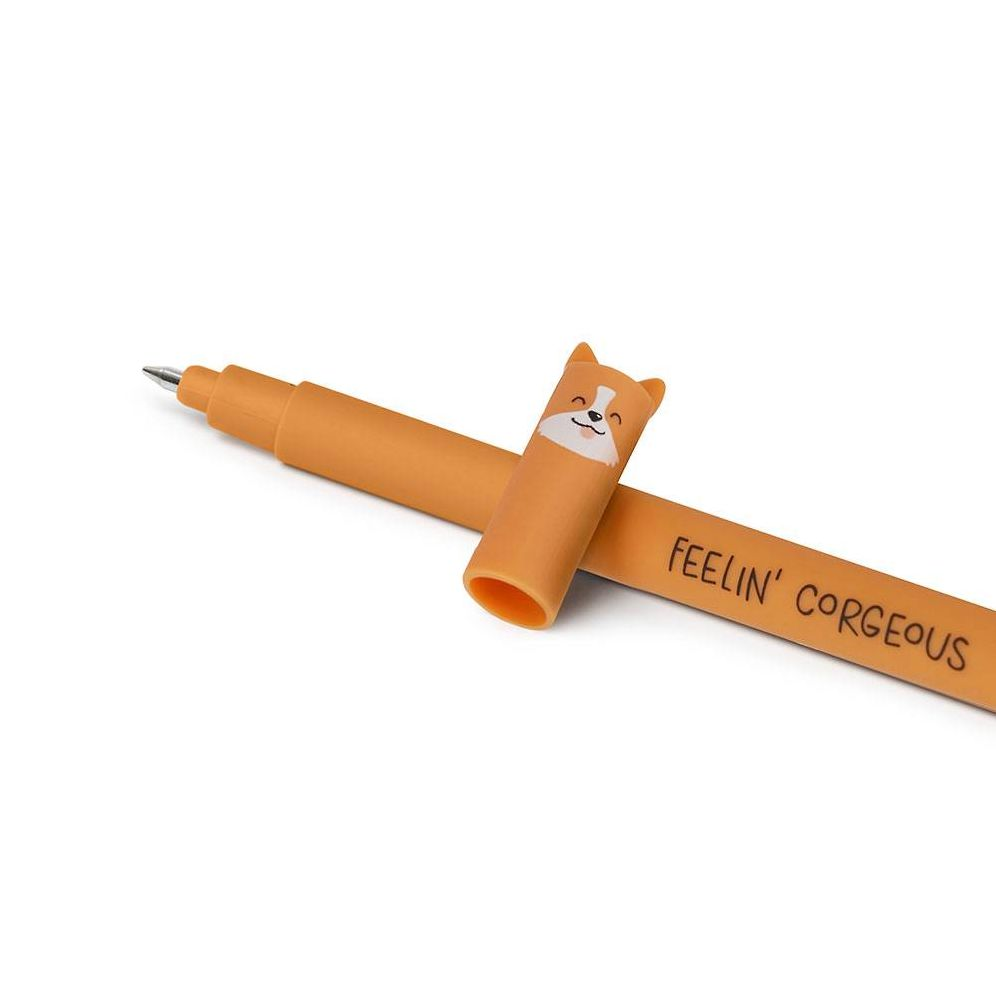 Corgi Erasable Gel Pen - Black Ink - Image 5