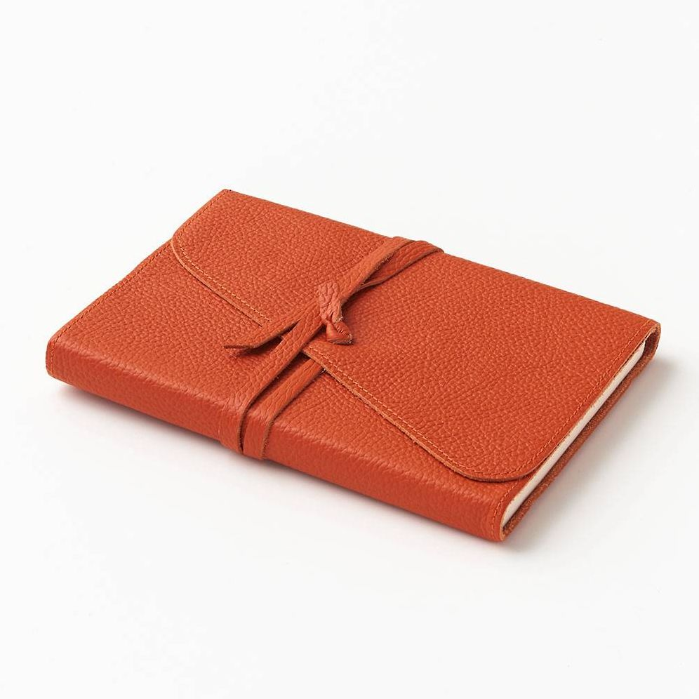 Orange Genuine Leather Journal - Image 3