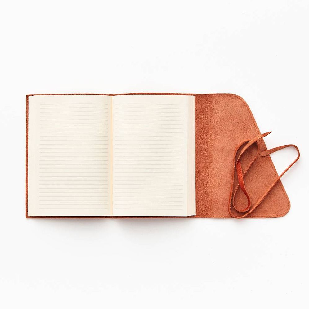Orange Genuine Leather Journal - Image 2