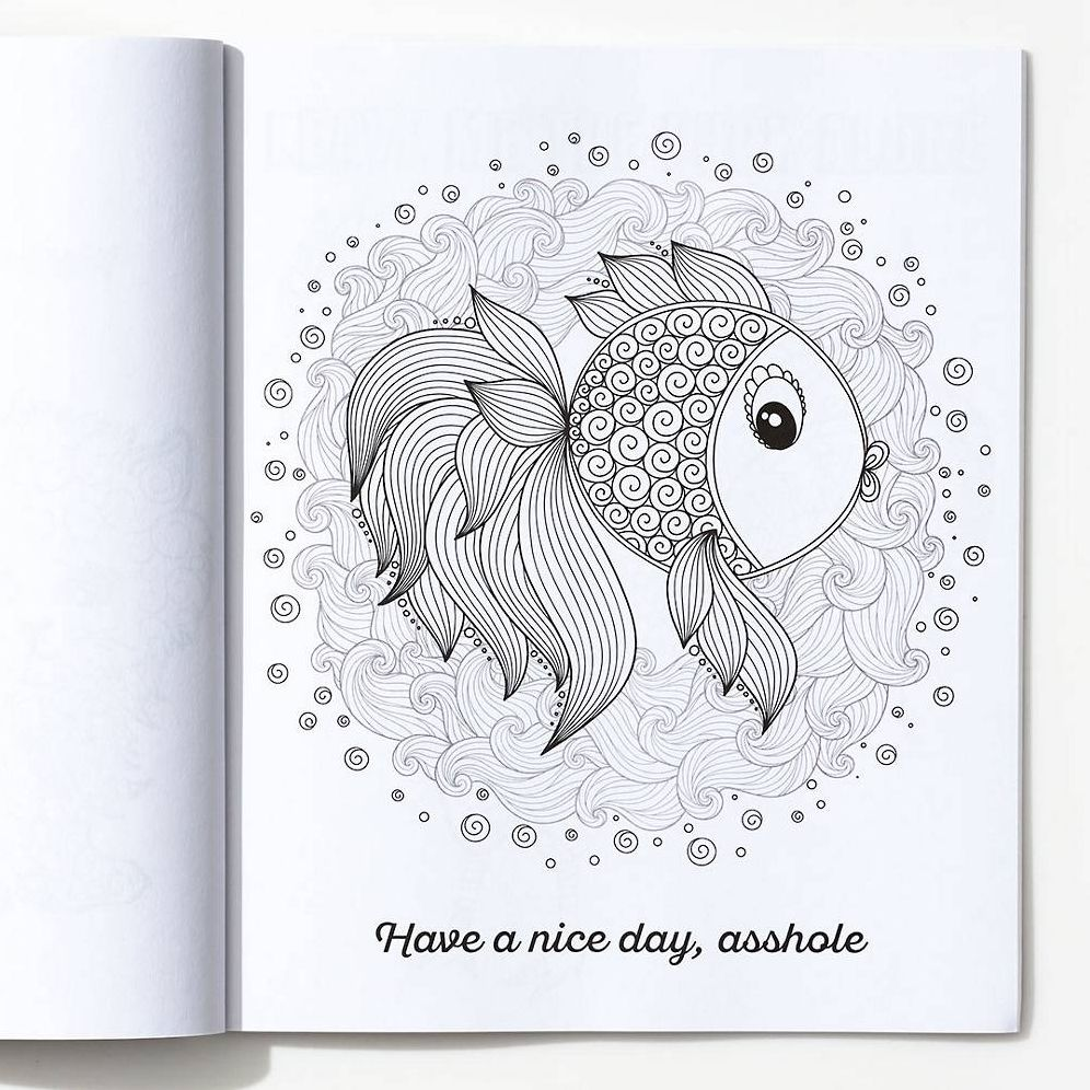 Chill the F*ck Out: A Swear Word Coloring Book - Image 3