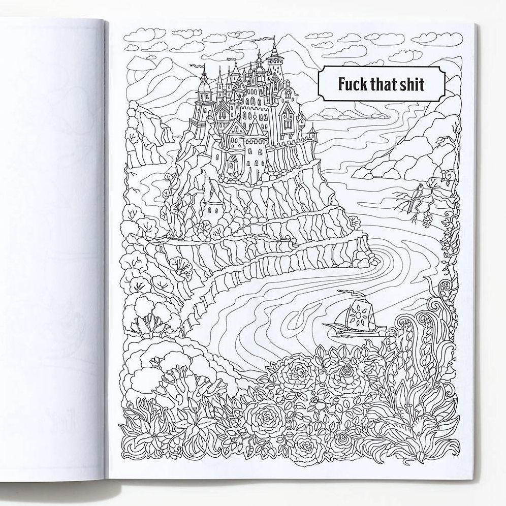 Chill the F*ck Out: A Swear Word Coloring Book - Image 2