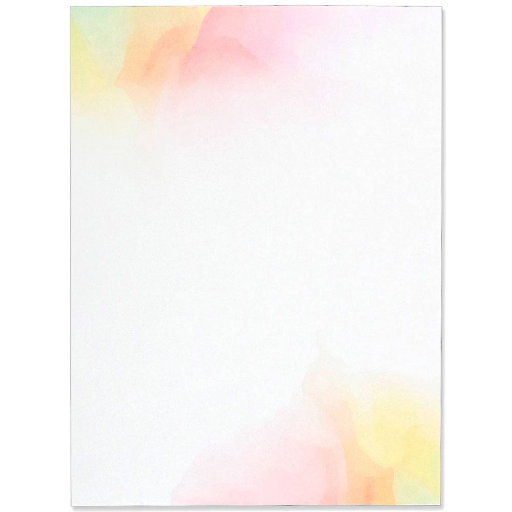Watercolor Sunset Stationery Set - Image 2