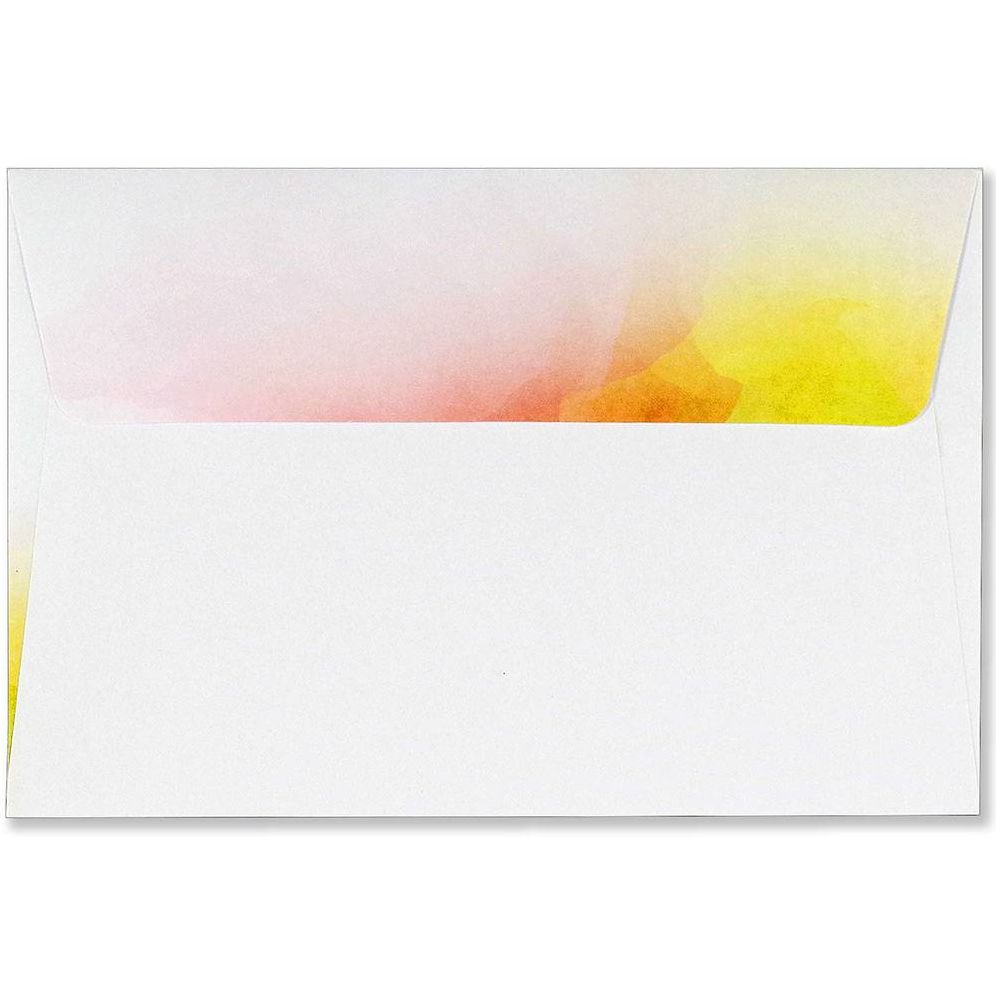 Watercolor Sunset Stationery Set - Image 3