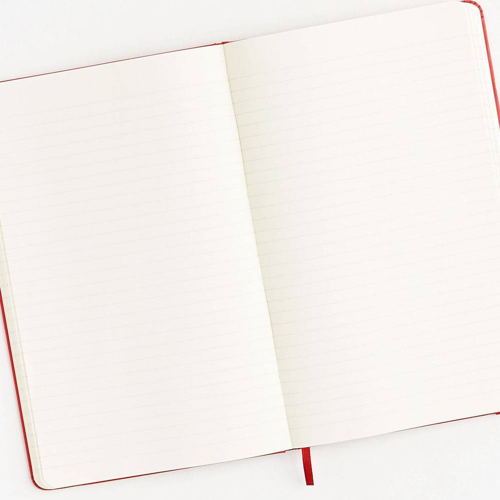 Moleskine Classic Notebook. Large. Ruled. Red. Hard Cover (5 x 8.25) - Image 2