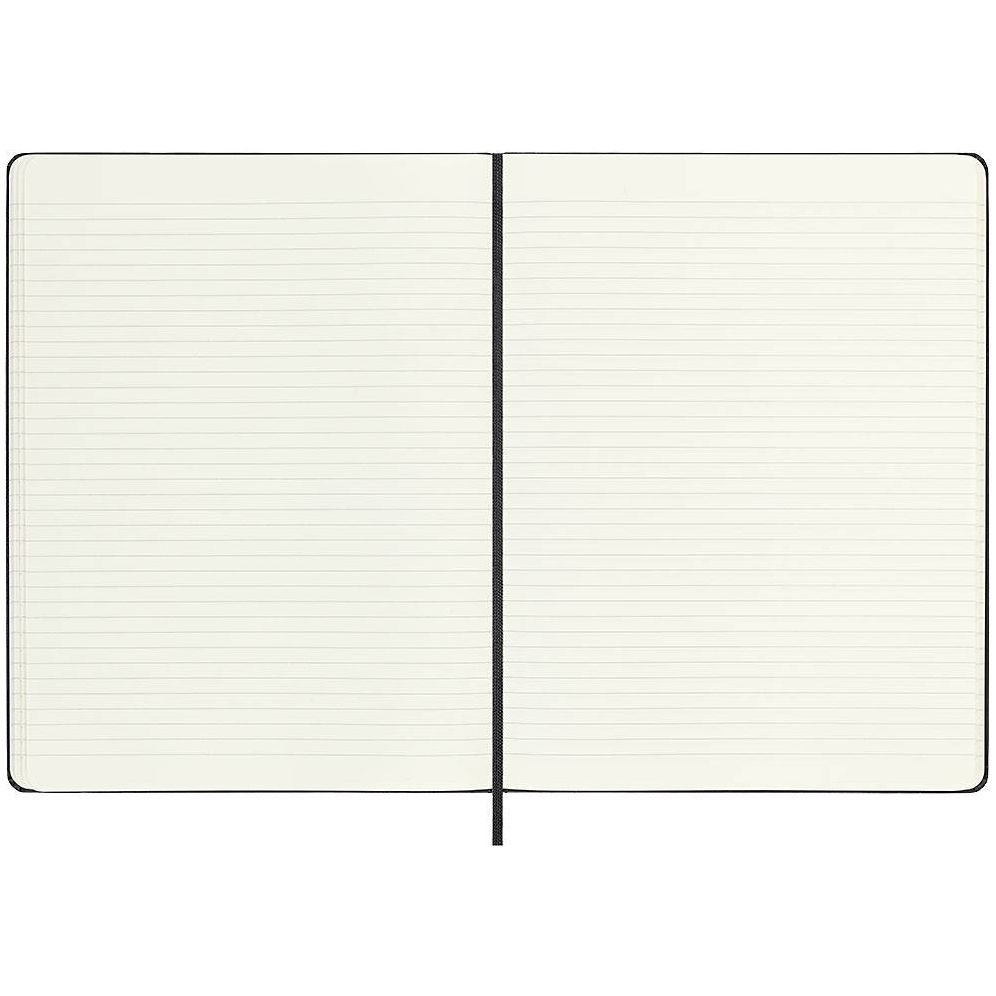 Moleskine Classic Notebook. Extra Large. Ruled. Black. Hard Cover (7.5 x 10) - Image 2