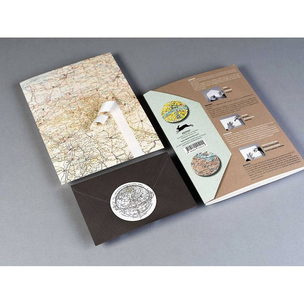 Historical Maps Label. Sticker & Tape Book - Image 6