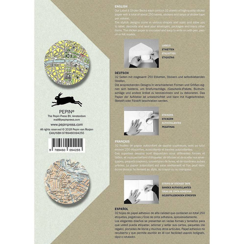 Historical Maps Label. Sticker & Tape Book - Image 9