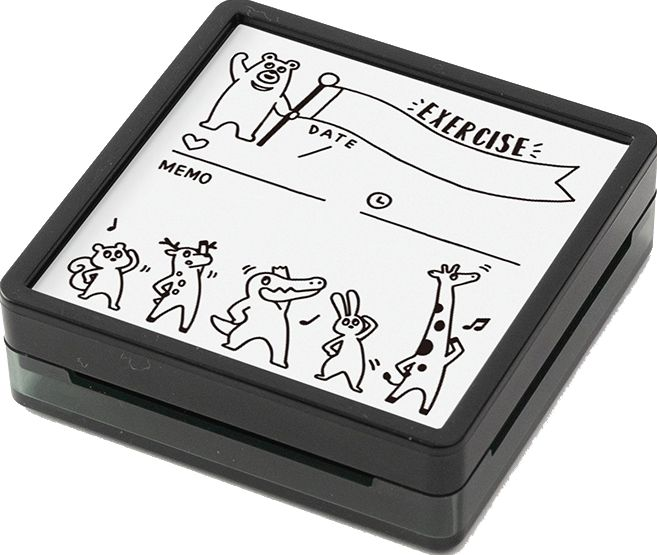 Midori Paintable Stamp - Pre-inked Exercise - Image 2