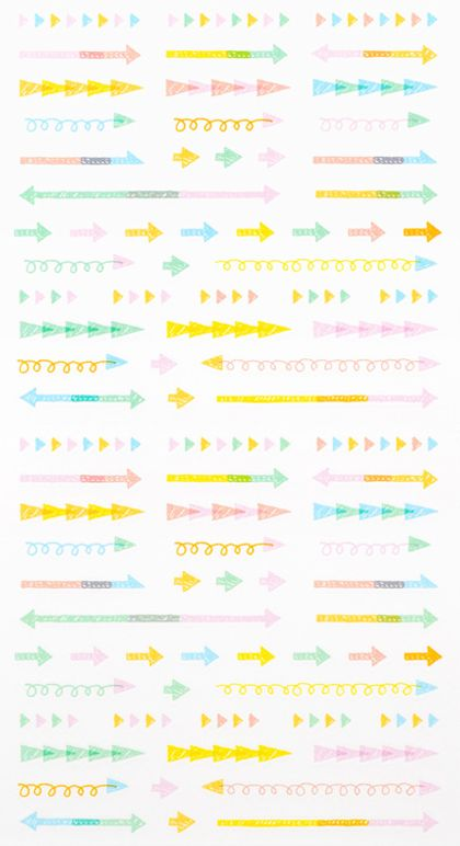 Midori Stickers - Pastel Arrows - Image 2