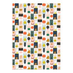 Color Block Flat Wrap