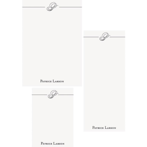 Initial Script Mixed Personalized Notepads